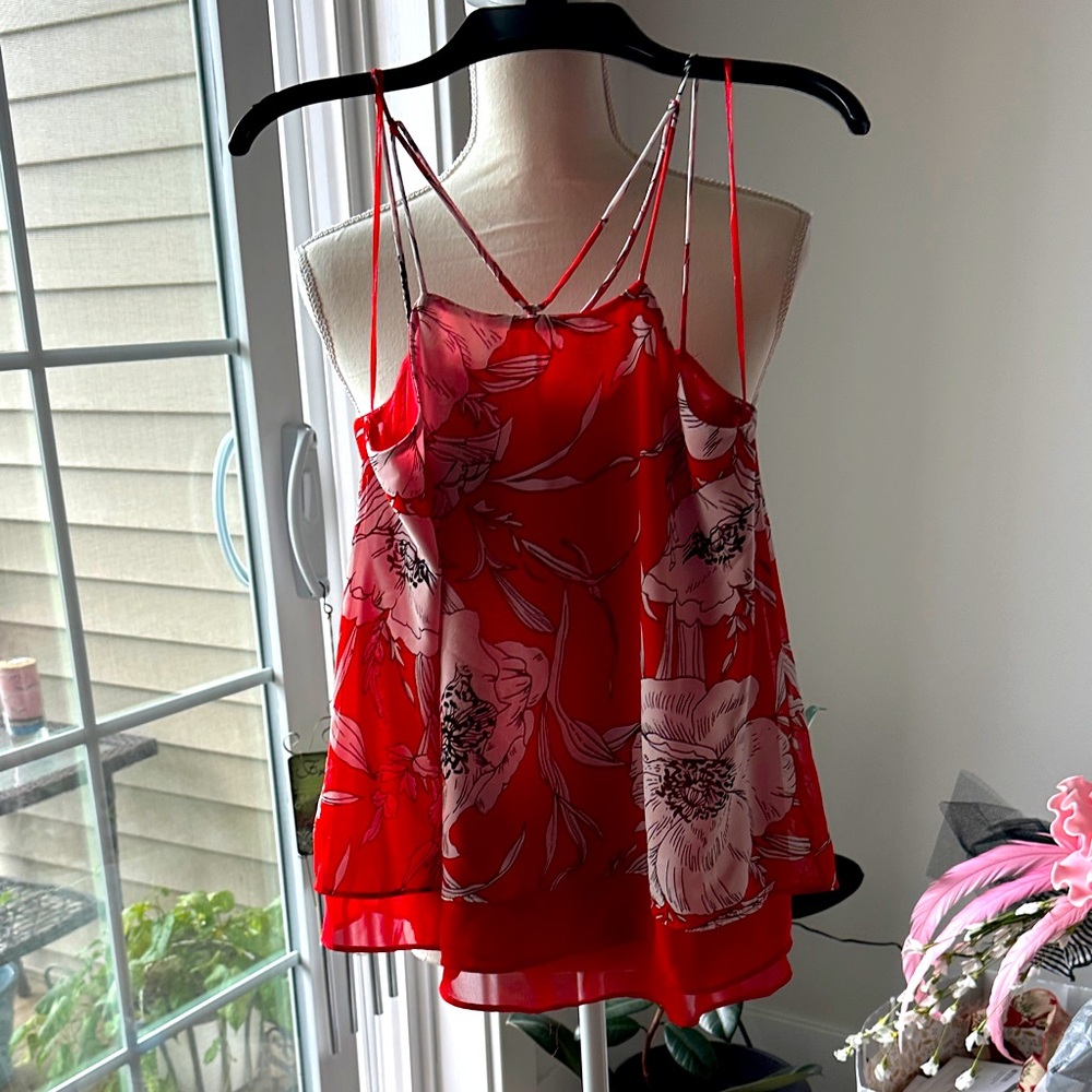 Sienna Sky Red Floral Camisole